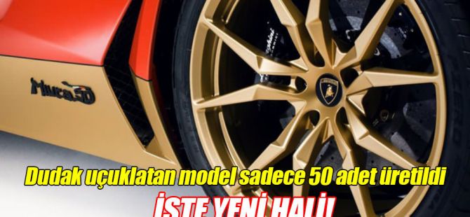 Lamborghini'nin Aventador Miura Homage modeli yüzünü gösterdi.