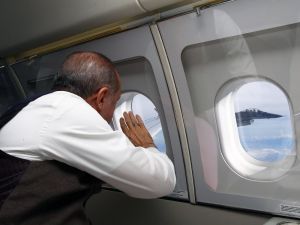 Erdoğan F-16 Pilotlarını Havada Böyle Selamladı