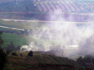 Afrin Ve Çevresindeki Ypg Hedefleri Top Atışına Tutuldu