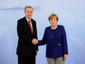 Cumhurbaşkanı Erdoğan, Merkel İle Görüştü