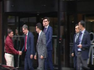 Bakanlardan Hasan Celal Güzel’in Ailesine Taziye Ziyareti
