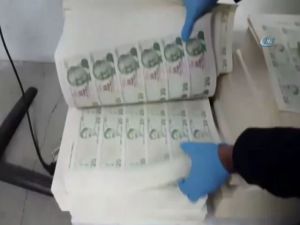 7 Milyonluk Sahte Para Operasyonu Kamerada