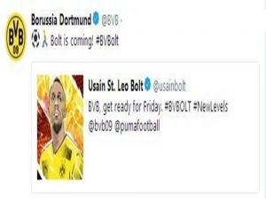 Usain Bolt Borussia Dortmund İle Antrenmana Çıkacak