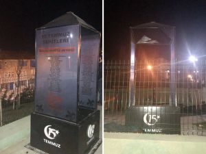 15 Temmuz Şehitler Anıtı’na Çirkin Saldırı