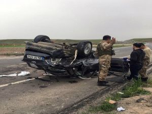Virajı Alamayan Araç Takla Attı: 2 Ölü