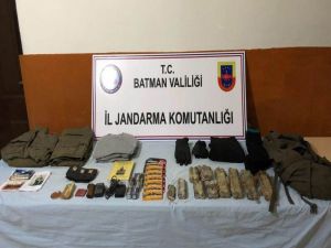 Batman’da Silah Ve Mühimmat Ele Geçirildi