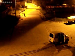 Kablo Hırsızları Kamerada