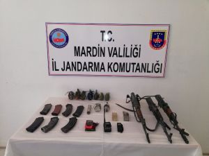Mardin’de Silah Ve Patlayıcı Ele Geçirildi