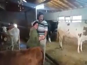 Ahırda Şarkı Söyleyip, Dans Eden Çift Fenomen Oldu