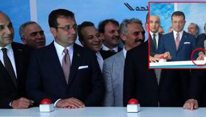 Temel atma töreninden bir ilginç görüntü daha!
