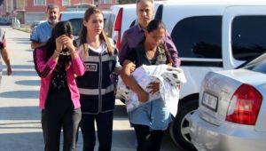 Bebekten bile utanmadı! hırsızlıktan yakalandı