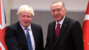 Cumhurbaşkanı Erdoğan ve Başbakan Johnson bir araya geldi