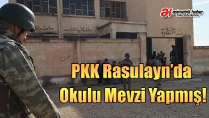 PKK Rasulayn'da Okulu Mevzi Yapmış!