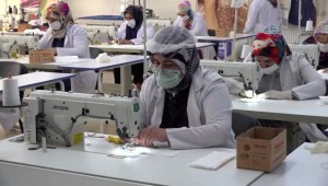 Kurslarda üretilen maskeler ücretsiz dağıtılacak!