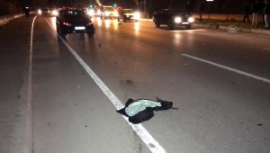 Otomobilin çarptığı yaya hayatını kaybetti!