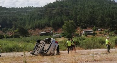 Antalya'da trafik kazası; 1 yaralı