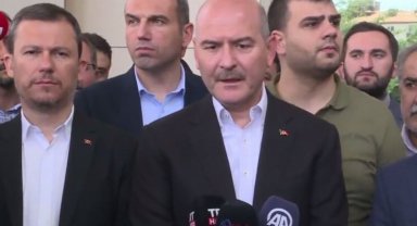 Bakan Soylu'dan Niğde'de yaralılara ziyaret