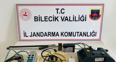 Bilecik Pazaryeri'nde Jandarma izinsiz kazıya göz açtırmadı