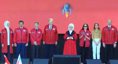 Cumhurbaşkanı Erdoğan Teknofest Azerbaycan'da