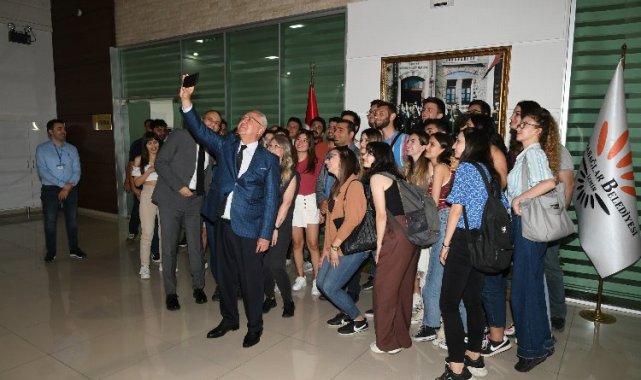 Harita mühendisliği öğrencileri İzmir Karabağlar Belediyesi'nin çalışmalarını incelediler
