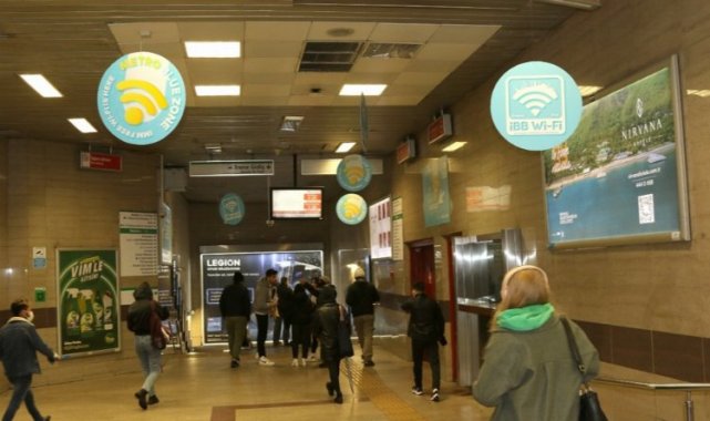 İBB'nin bedava interneti artık tüm metrolarda