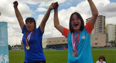 Kayseri Kocasinan'ın özel sporcuları madalyalara ambargo koydu
