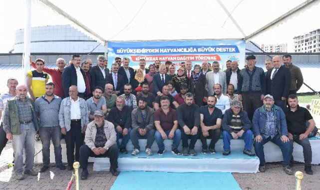 Kayseri'de 13 milyon TL'lik projede 3 bin 200 adet küçükbaş dağıtıldı