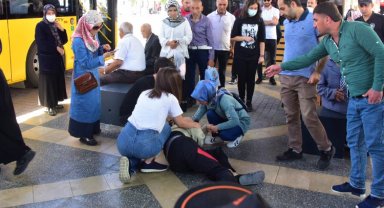 Malatya'da dikkat çeken tiyatro gösterimi