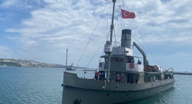 TCG Nusret'in Marmara'daki son durağı Tekirdağ oldu