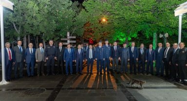 Vali Gökmen Çiçek'e 'hoş geldin' yemeği