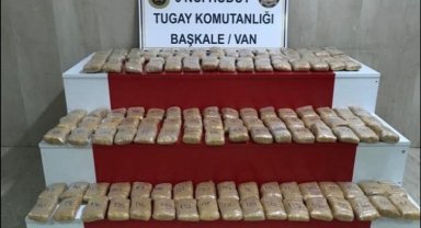 Van Başkale'de 72,5 kilogram eroin ele geçirildi
