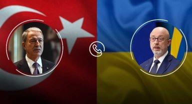 Bakan Akar, Ukraynalı mevkidaşıyla görüştü