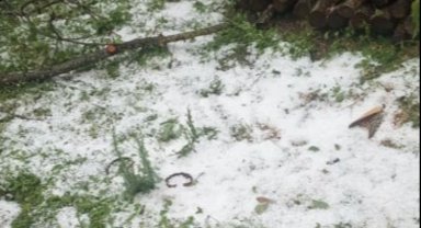 Bilecik Pazaryeri'ni dolu vurdu! Tarım arazileri zarar gördü