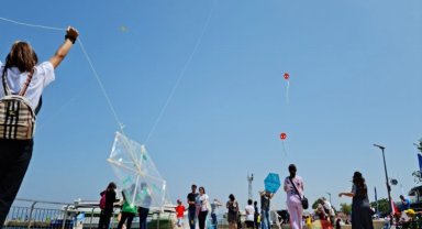 Bursa Mudanya semalarında 'atık'lar uçtu