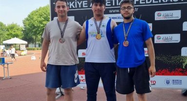 Bursa Osmangazili atlet U20 şampiyonasına damga vurdu