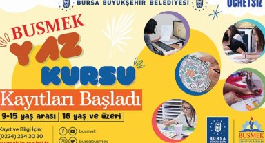 BUSMEK'te yaz kursları başlıyor