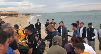 Edirne Enez'de denize giren genç boğuldu