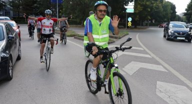 Kocaeli İzmit'te 'Kurtuluş'a pedal