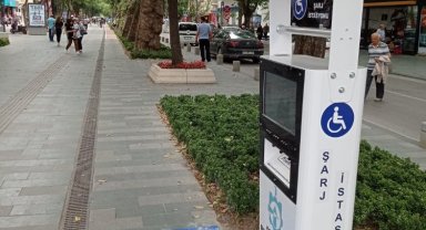 Kocaeli'de engelli şarj istasyonları devrede