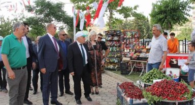 Mardin Yeşilli'de Kiraz Festivali coşkusu yaşandı