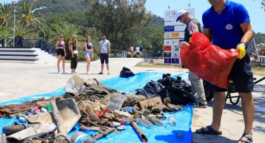 Muğla Göcek sahilinden ne ararsan çıktı!