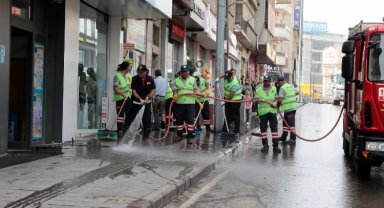 Nevşehir Belediyesi'nden toz temizliği