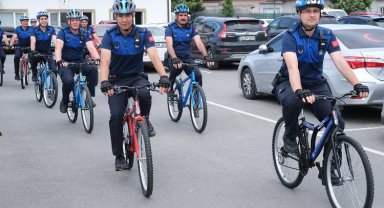 Sakarya Zabıtası'nın pedalına kuvvet... Bisikletli tim iş başında