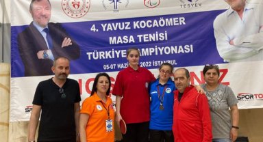 Sakaryalı özel sporcular 'masa'da üçüncü oldular