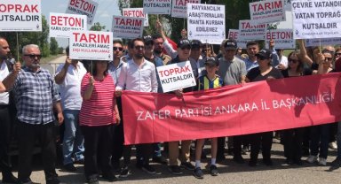 Zafer Partisi'nden 'toprak' tepkisi