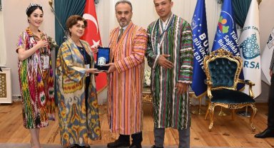 'Altın Karagöz' ekiplerinden Başkan Aktaş'a ziyaret