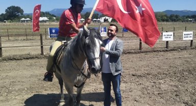 Bursa'da rahvan at yarışları nefes kesti