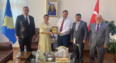 Düzce Belediyesi heyeti Kosova Mamuşa'da