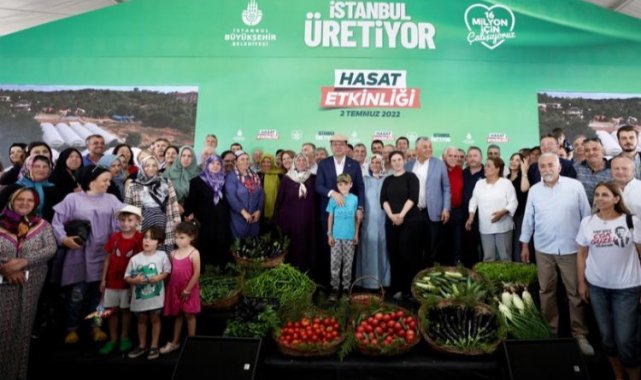İstanbul Büyükşehir'in fideleri meyvelerini verdi