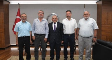 Kayseri Hacılar dinamiklerinden Büyükkılıç'a ziyaret